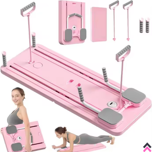 Glownuxe Pilates Board β Smart, Sleek, and Strong All-in-One Workout for Fat Burn & Strength.