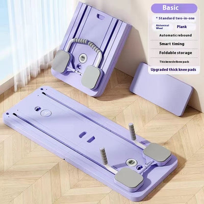 Transform Your Home Workouts with the Ultimate Multi-Functional Fitness Board & Automatic Rebound Ab Wheel for Effective Weight Loss!