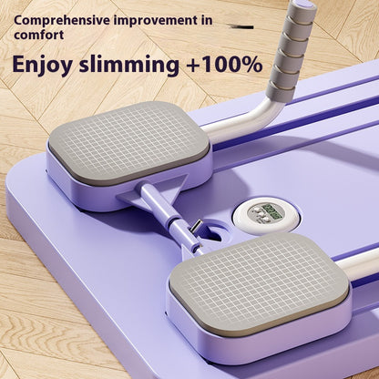 Transform Your Home Workouts with the Ultimate Multi-Functional Fitness Board & Automatic Rebound Ab Wheel for Effective Weight Loss!